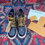 ルイヴィトン 頭階牛革高級靴